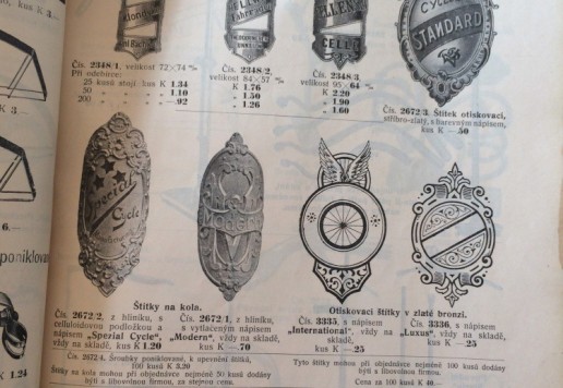 Siercke Robert katalog česky 1907/8