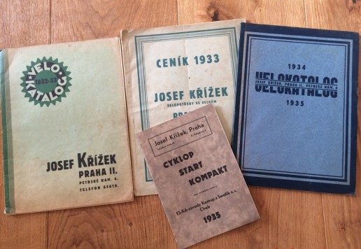 4 x catalogue - Křížek Josef 