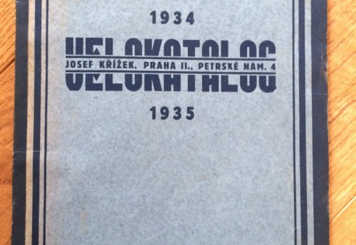 4 x catalogue - Křížek Josef 