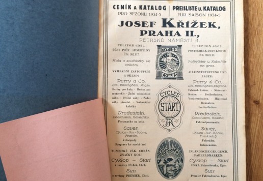 4 x catalogue - Křížek Josef 