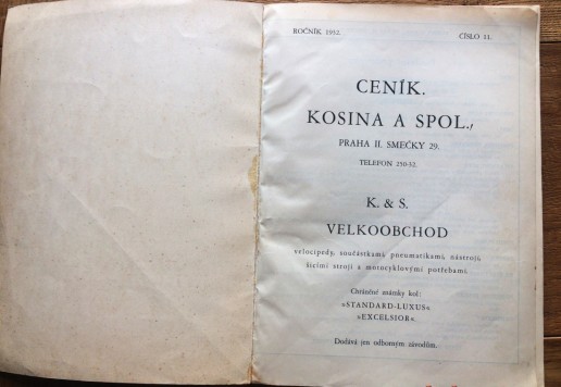 Kosina company catalogue and next