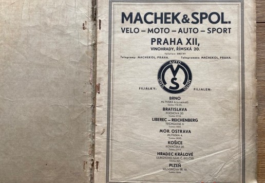 Machek a spol, Ahoj, Velamos Sobotín katalogs
