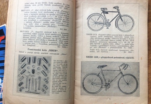 Škácha Josef ceník cca 1930