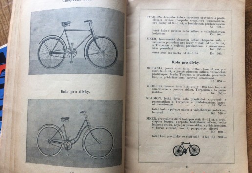 Škácha Josef ceník cca 1930