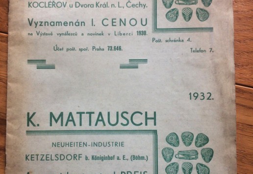 Katalogy 1932 - 1939