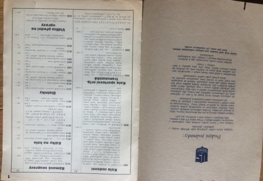 Katalogy 1932 - 1939