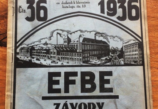 Efbe a další katalogy 1936 - 1940