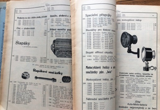 Efbe and next catalogues 1936 - 1940