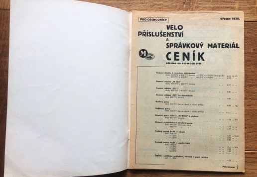 Efbe and next catalogues 1936 - 1940