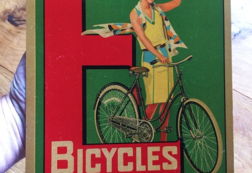 Eska bicycles reklamní karton