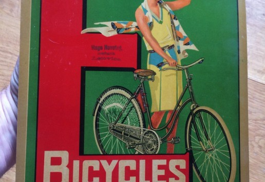 Eska bicycles reklamní karton CS