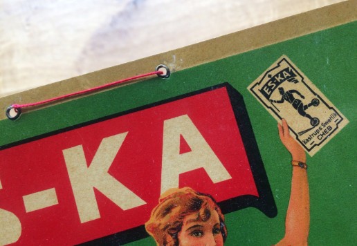 Eska bicycles reklamní karton CS