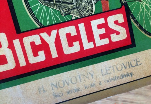 Eska bicycles reklamní karton CS