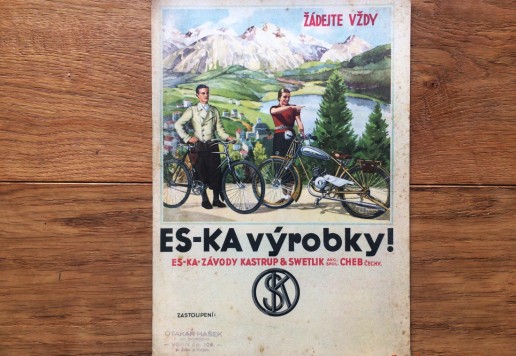 Eska výrobky advertisiment hard paper