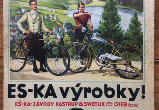 Eska výrobky advertisiment hard paper
