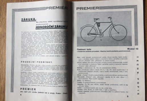 Premier katalog 1933 (6 položek)