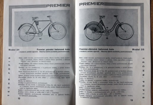 Premier katalog 1933 (6 položek)