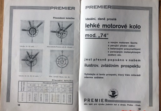 Premier katalog 1933 (6 položek)