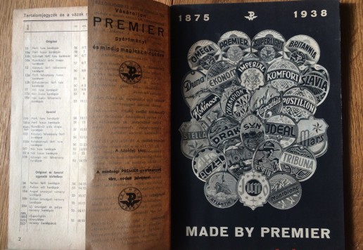 Premier katalog 1938 (4 položky)