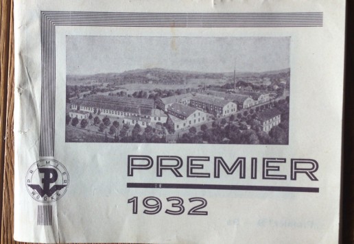 Premier katalog 1932 a 1933