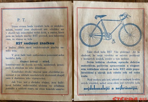 Race bicycle RST - c. 1940