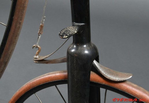 High wheel with suspension seadle - BRUXELLES 52"c.1880