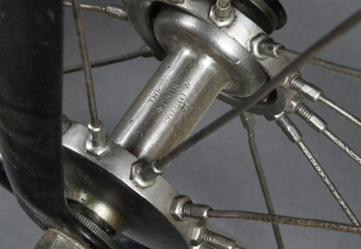 High wheel with suspension seadle - BRUXELLES 52"c.1880