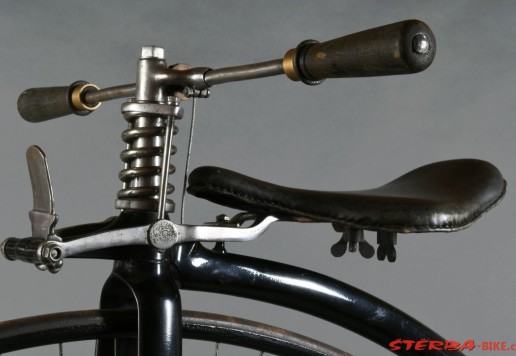 High wheel with suspension seadle - BRUXELLES 52"c.1880