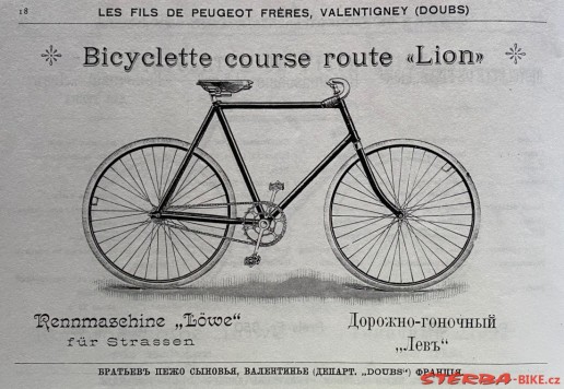 Peugeot závodní kolo c.1910/15