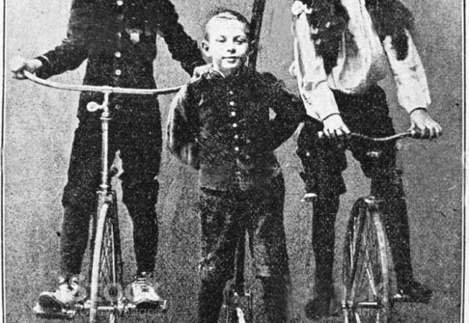 Artistic unicycle for adults - France around 1880
