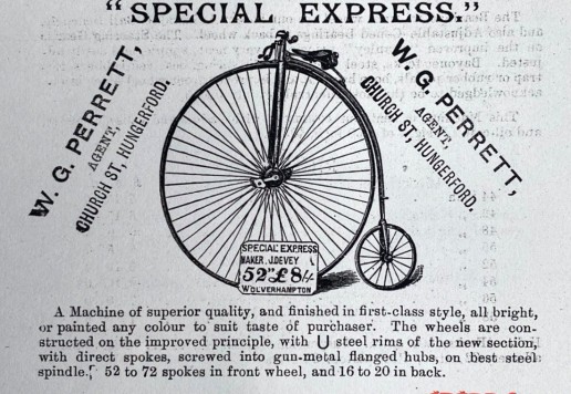High wheel Joseph DEVEY „Special Express“ 54“ c.1883/84