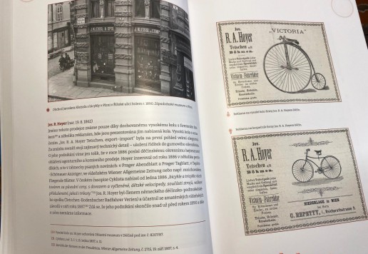 "Dobrodružství cyklistiky" - kniha historie vysokého kola