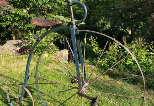 High Wheel with Steel Wheel, France 1880
