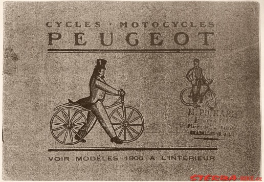 Luxusní pánský PEUGEOT model "Touriste" 1906