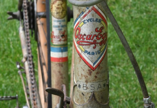 Oscar Egg BSA racing bike, c.1940