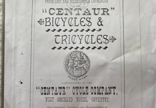 Centaur Cycle Co., Coventry, Anglie cca 1878