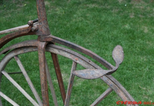 Boneshaker Favre - nálezový stav, France 1868