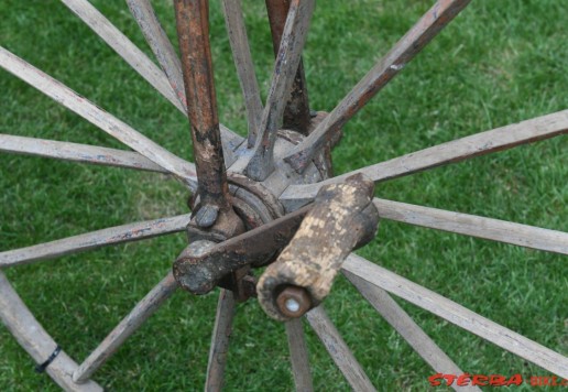 Boneshaker Favre - nálezový stav, France 1868