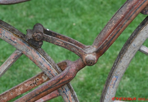 Boneshaker Favre - nálezový stav, France 1868