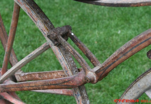 Boneshaker Favre - nálezový stav, France 1868