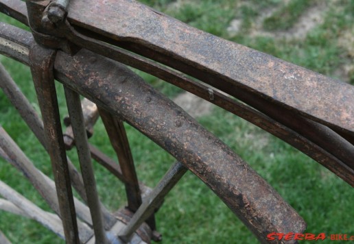 Boneshaker Favre - nálezový stav, France 1868