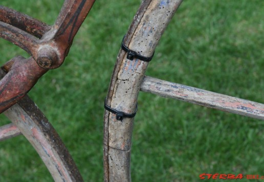 Boneshaker Favre - nálezový stav, France 1868