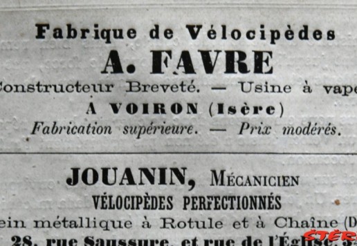 Boneshaker Favre - nálezový stav, France 1868