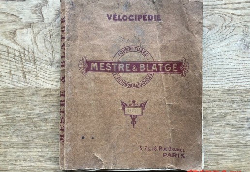 Velocipédie - Mestre & Blatgé katalog, Francie 1911