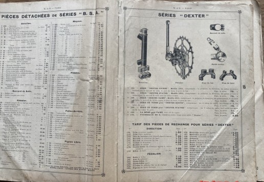 Velocipédie - Mestre & Blatgé catalogs, France 1911