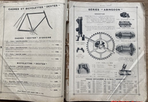 Velocipédie - Mestre & Blatgé katalog, Francie 1911