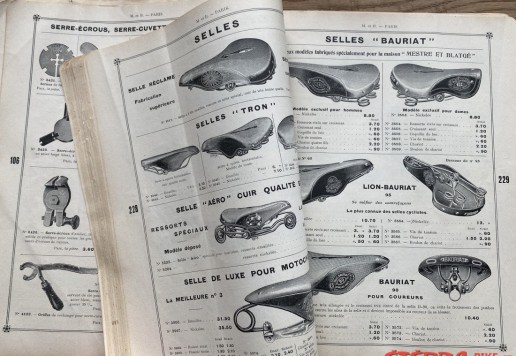 Velocipédie - Mestre & Blatgé katalog, Francie 1911
