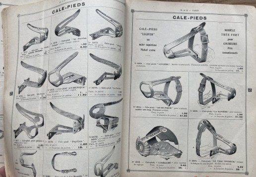 Velocipédie - Mestre & Blatgé katalog, Francie 1911