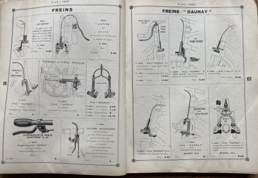 Velocipédie - Mestre & Blatgé katalog, Francie 1911