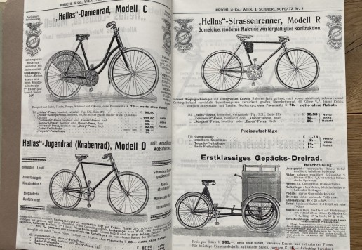 4 x katalog VELO 1914 - 1937